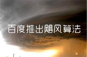 百度颶風(fēng)算法3.0即將上線，嚴(yán)格控制低質(zhì)量采集以及跨領(lǐng)域采集