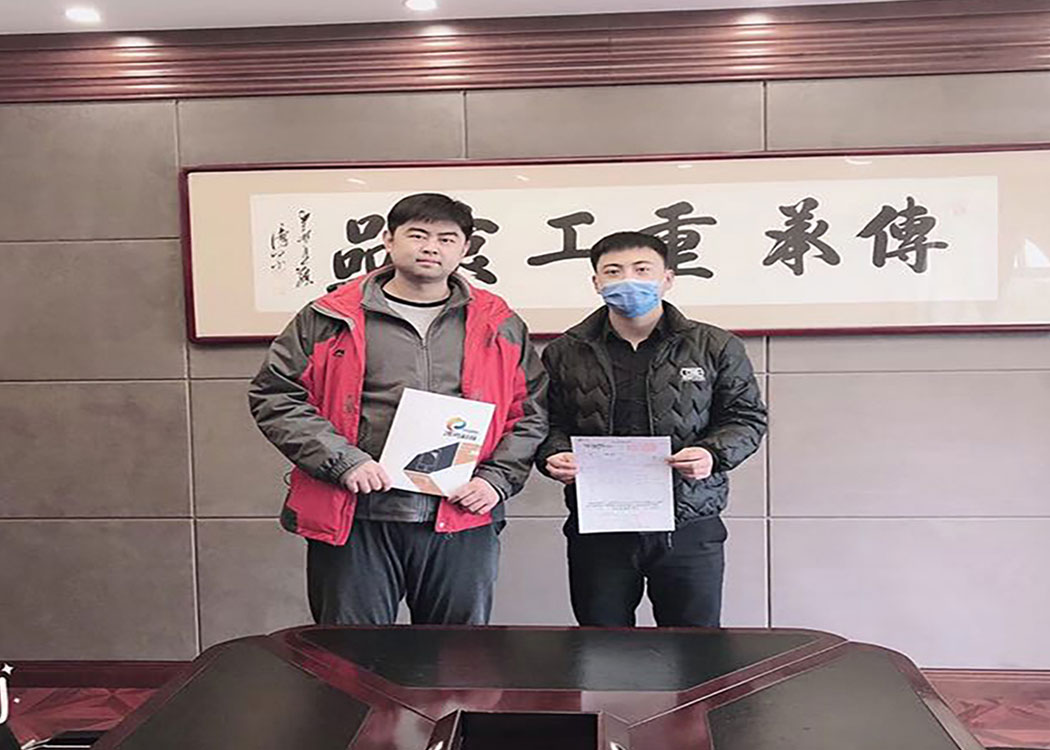 客戶合影