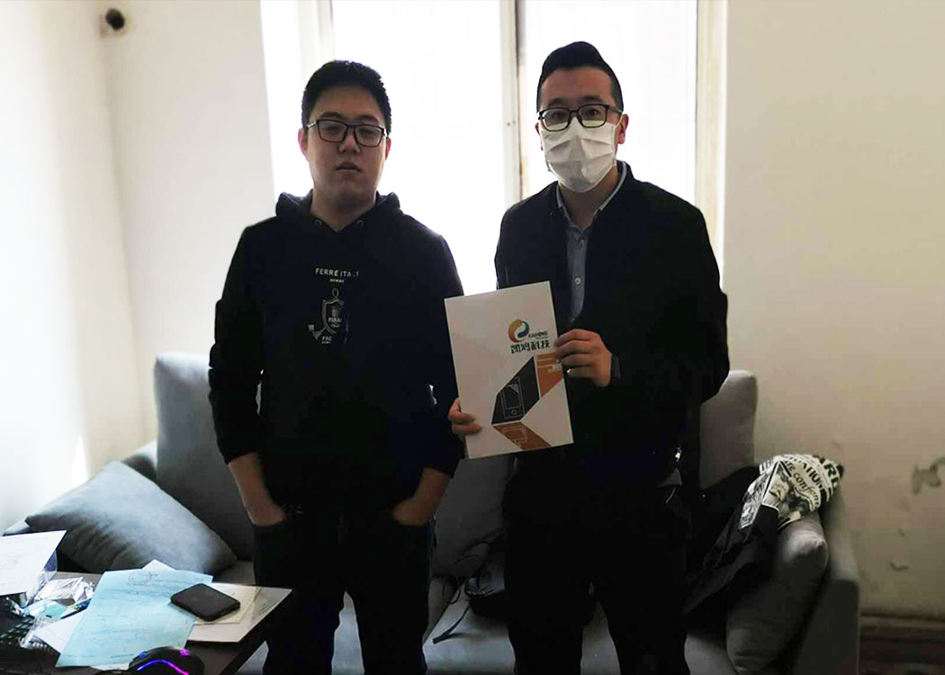 客戶合影
